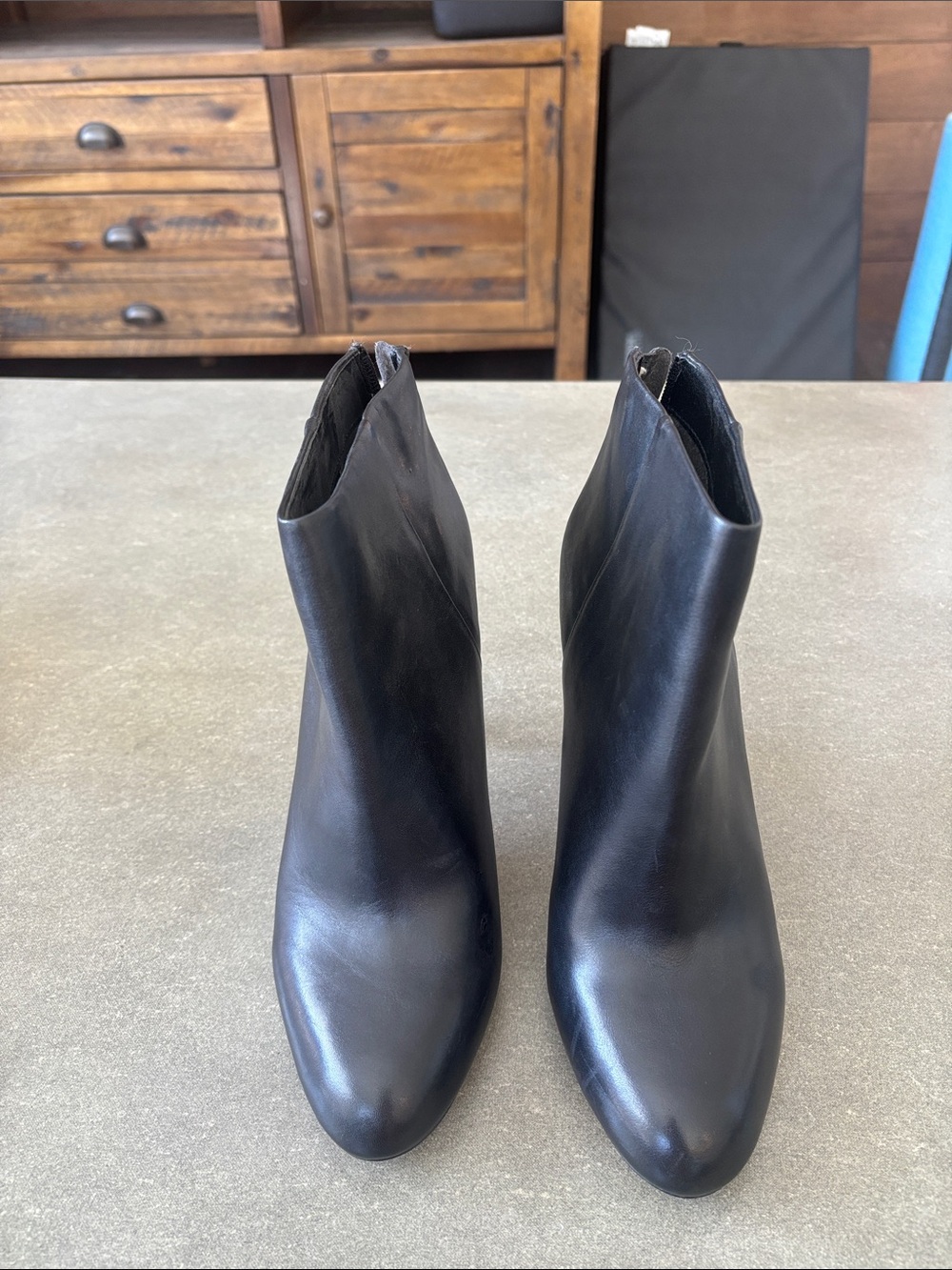 Sam Edelman Black Leather Ankle Booties